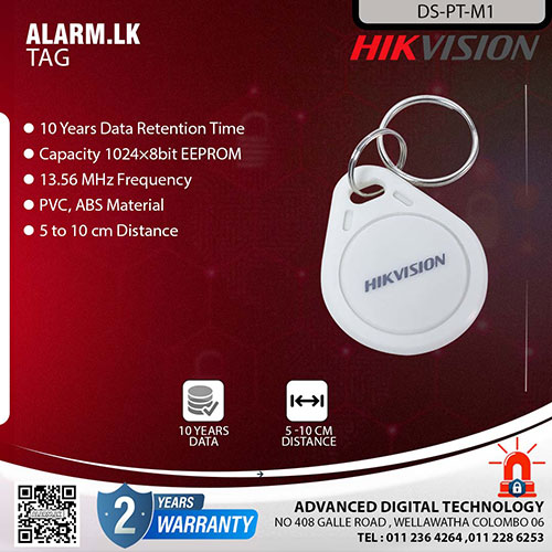DS-PT-M1 - Hikvision Tag Alarm Accessories Colombo Srilanka