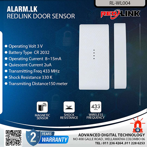 RL-WL004 - Redlink Door Sensor Alarm Accessories Colombo Srilanka